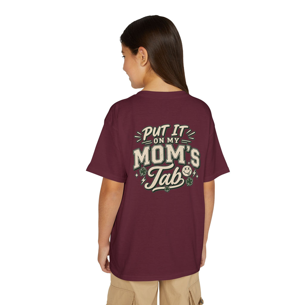 On My Mom's Tab Youth Tee