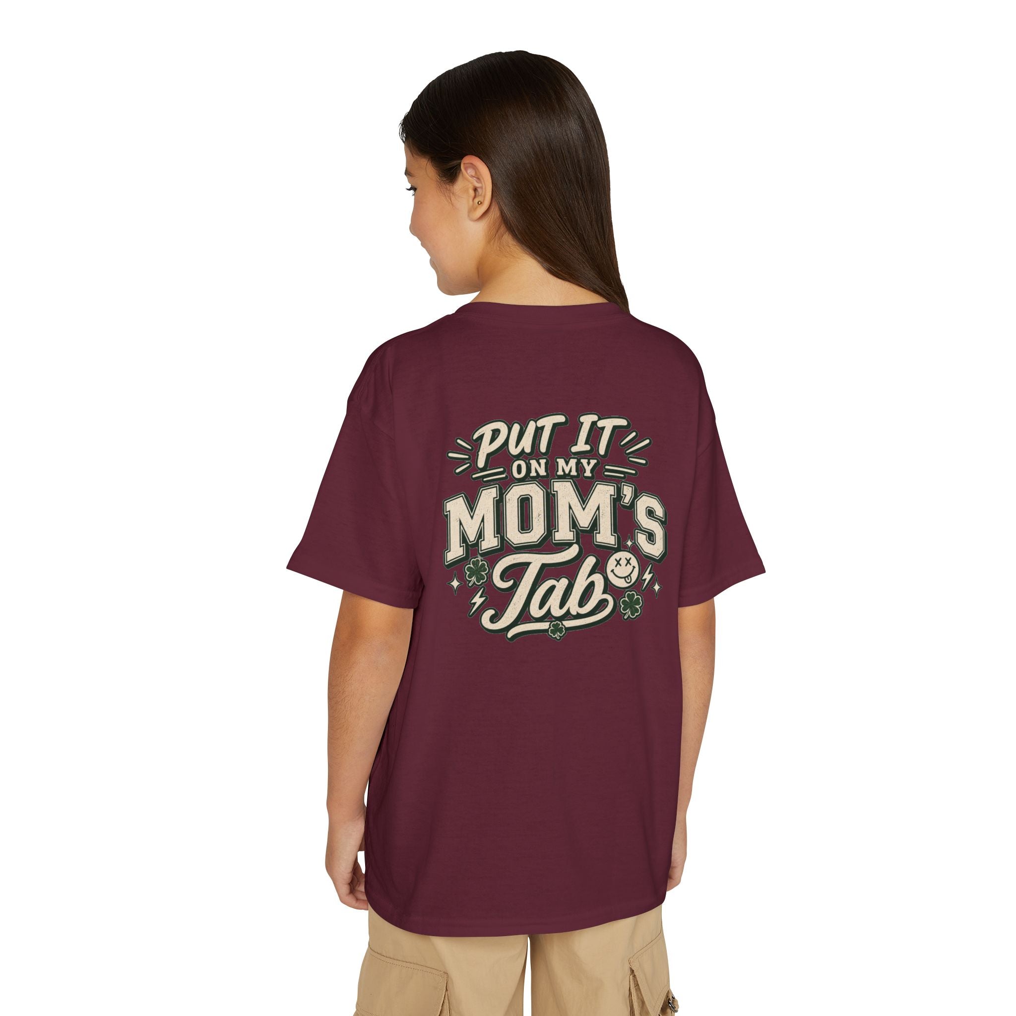 On My Mom's Tab Youth Tee