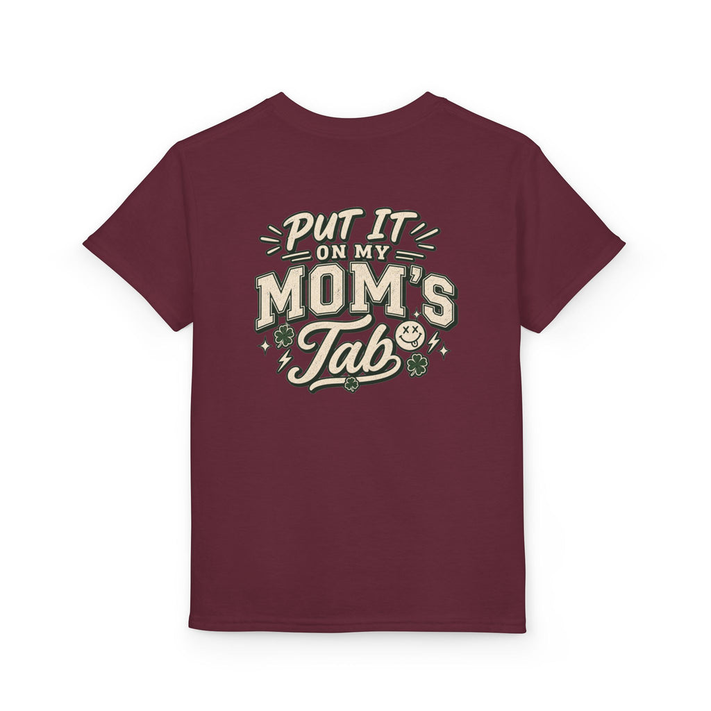 On My Mom's Tab Youth Tee