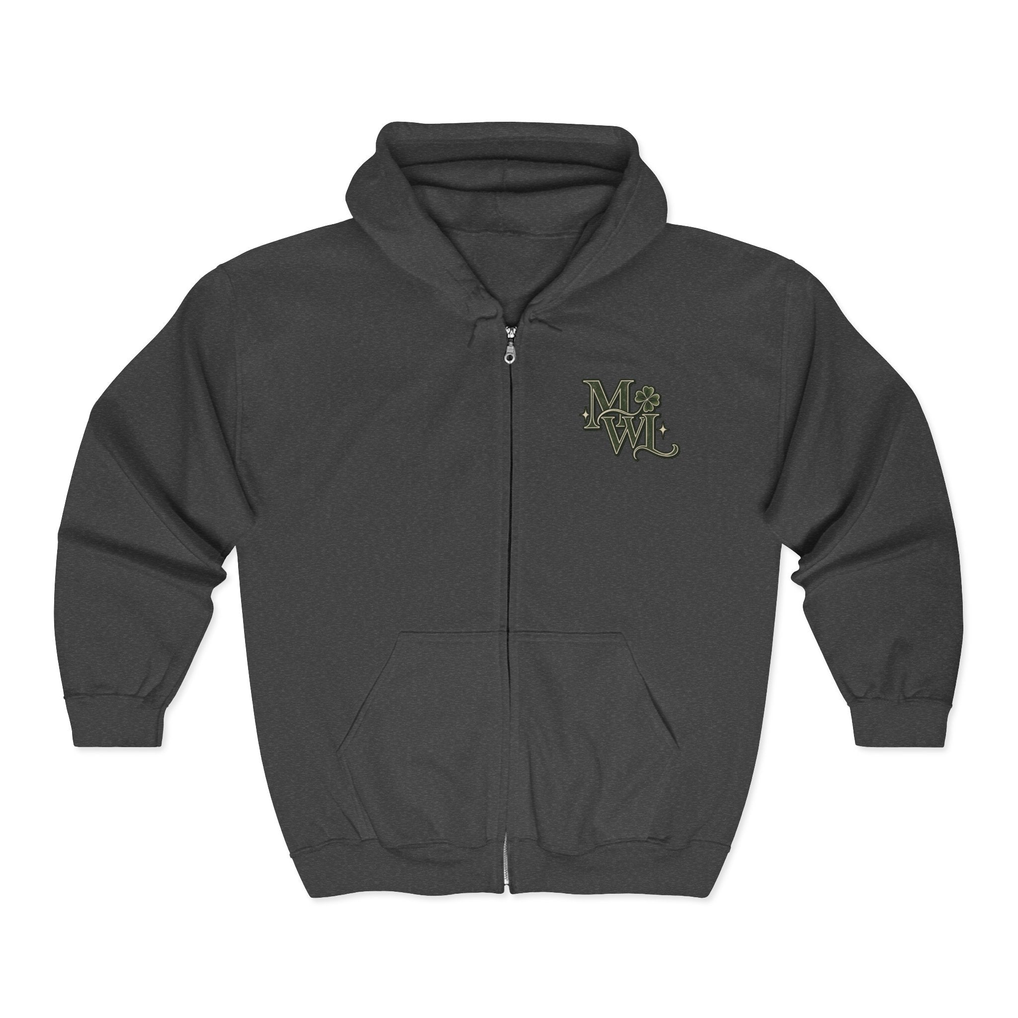 Trust Your Stroke Full Zip Hooded Sweatshirt